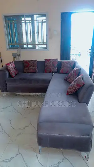 L Shape Parlor Chair and One Single Chair for Sale