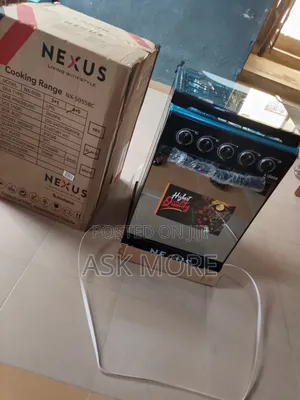 Nexus Nx-5055bc Gas Cooker – Stylish Black Finish