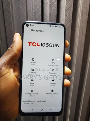 TCL 10 5G UW 128 GB Black