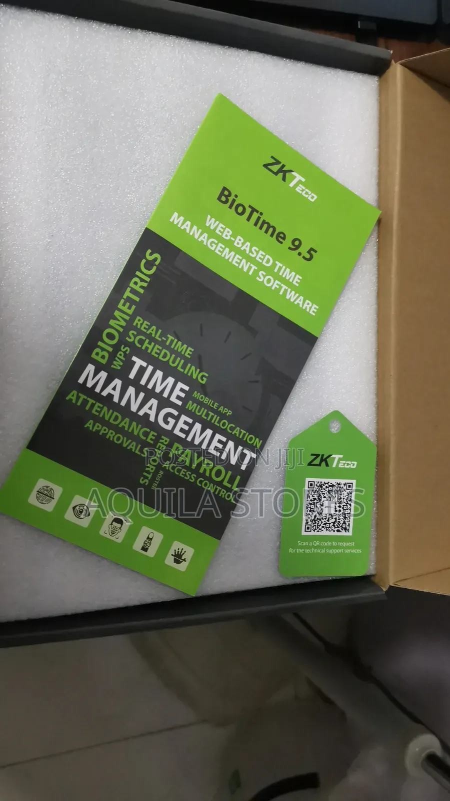 Zkteco Pro Fingerprint Time Attendance and Access Control Terminal for ...