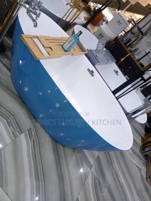 Quality Blue Color Acrylic Bathtub