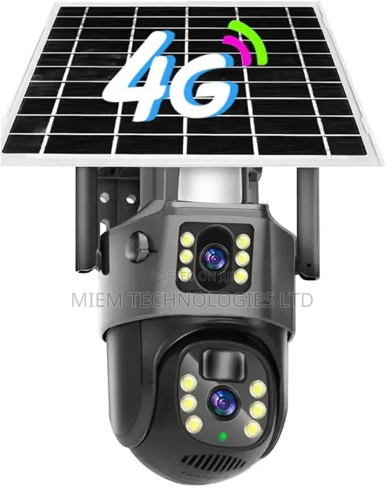 Security Camera (2 Lens Solar Camera) CCTV