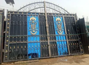 Black/Blue Luxury Gate With Ark