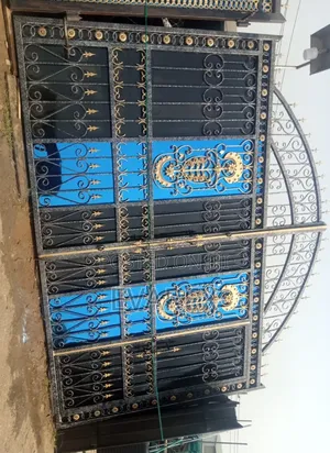 Black/Blue Luxury Gate With Ark