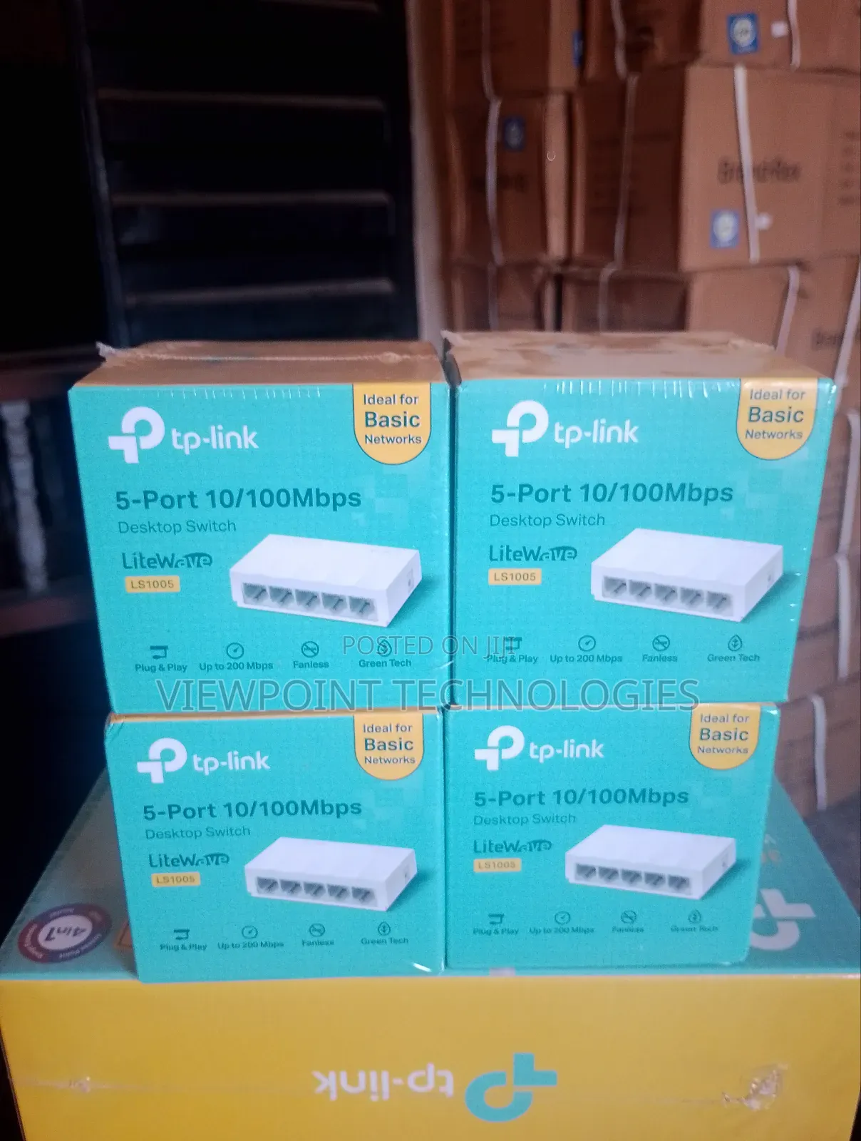 Tp-Link Ls1005 5-Port 10/100mbps Desktop Switch