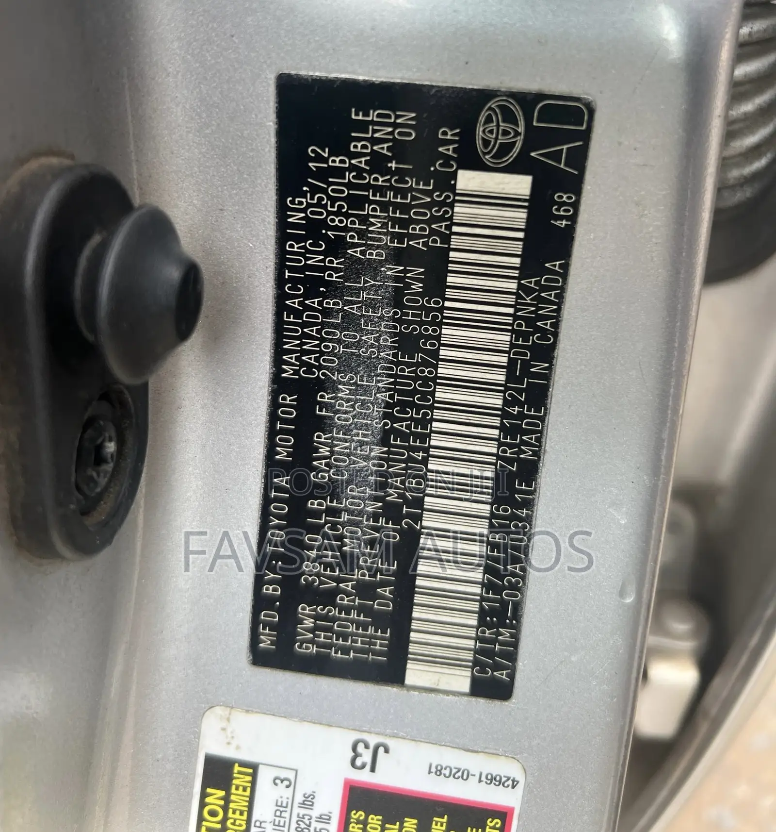 Toyota Corolla 2012 Silver