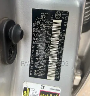 Toyota Corolla 2012 Silver