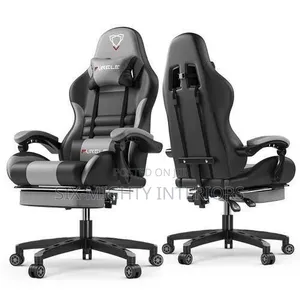 Furgle Pro Series Gaming Chair With Footrest and Headrest