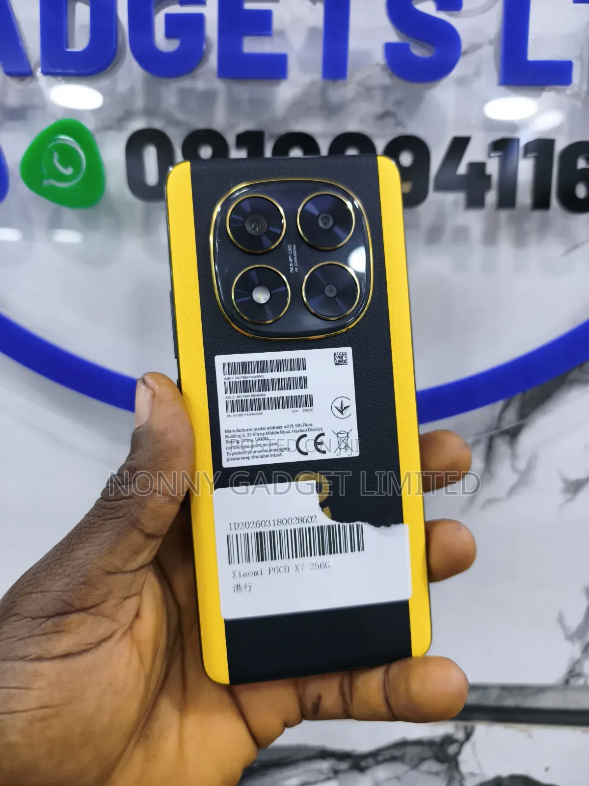 Xiaomi Poco X7 256 GB Yellow