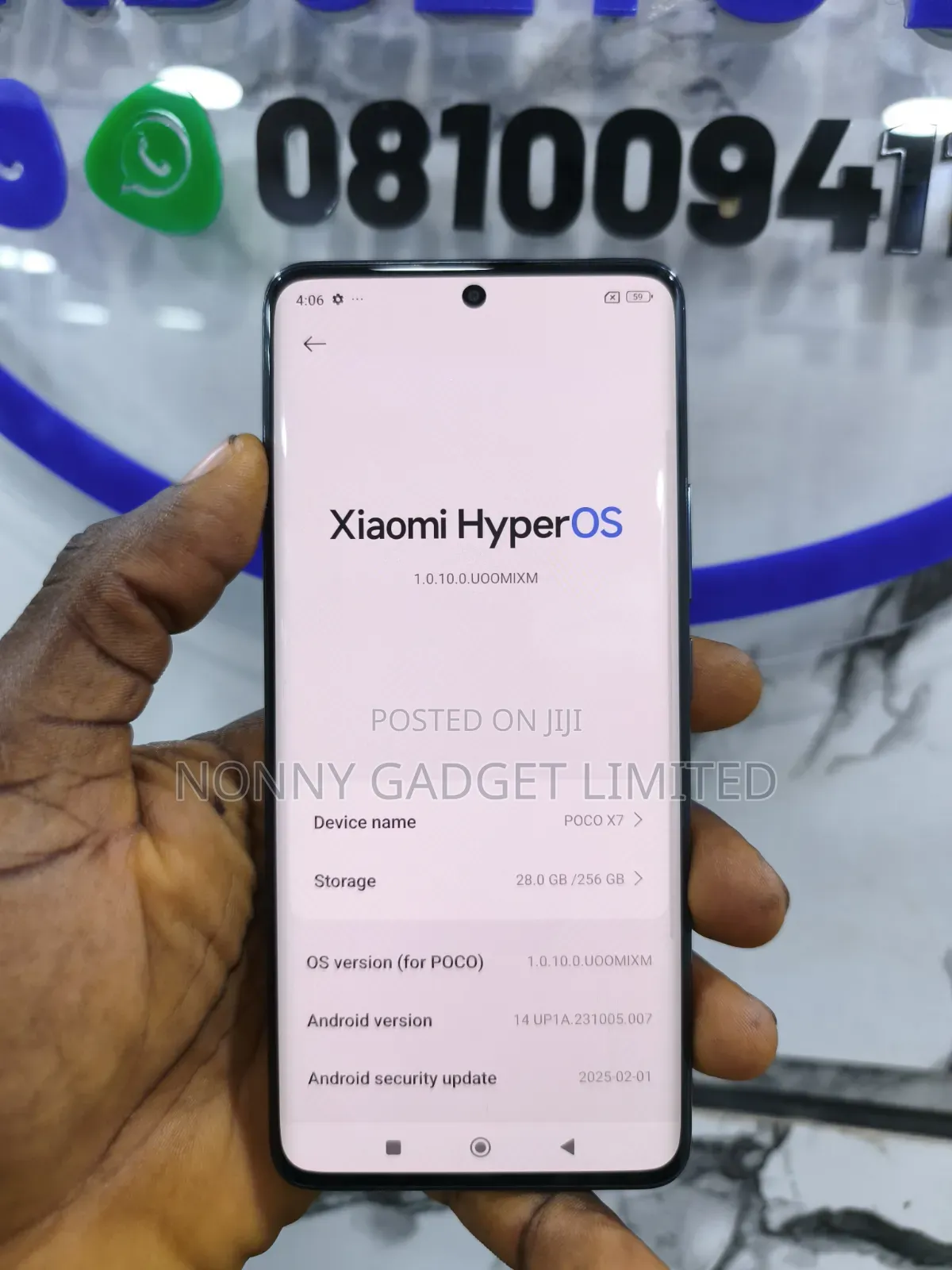 Xiaomi Poco X7 256 GB Yellow