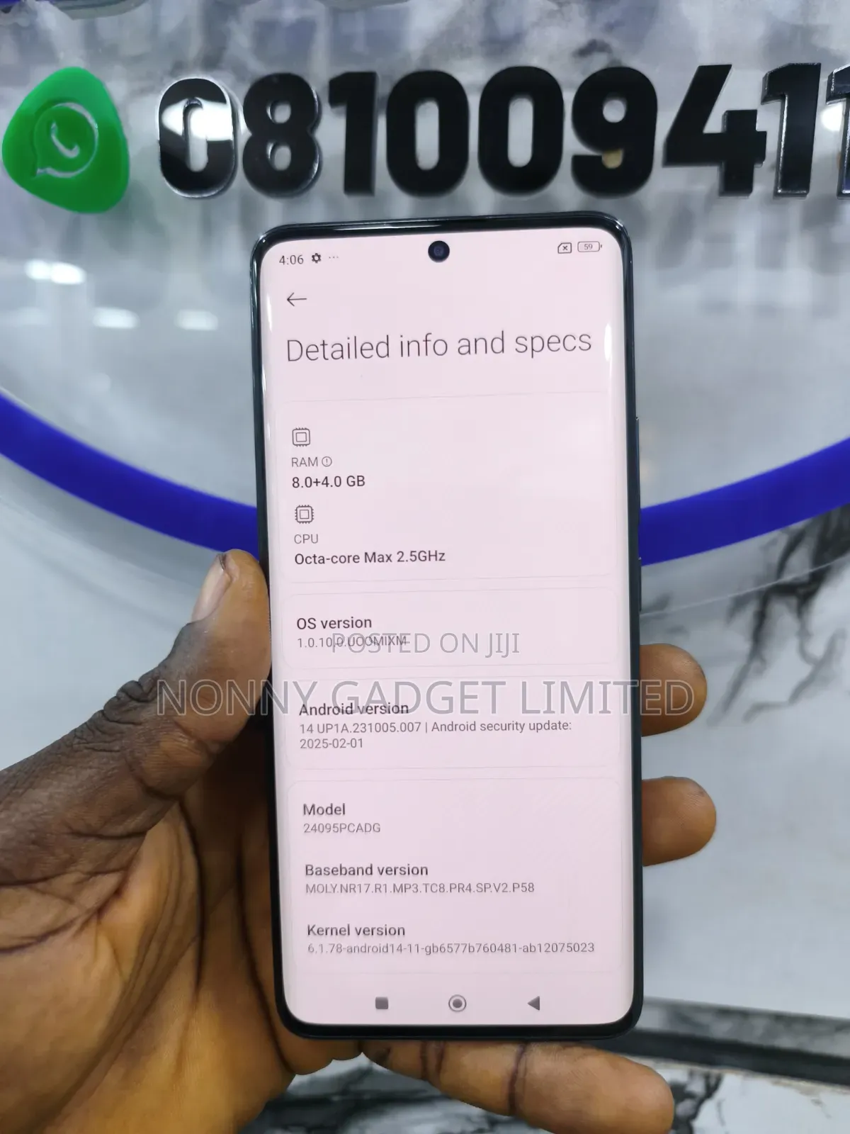 Xiaomi Poco X7 256 GB Yellow