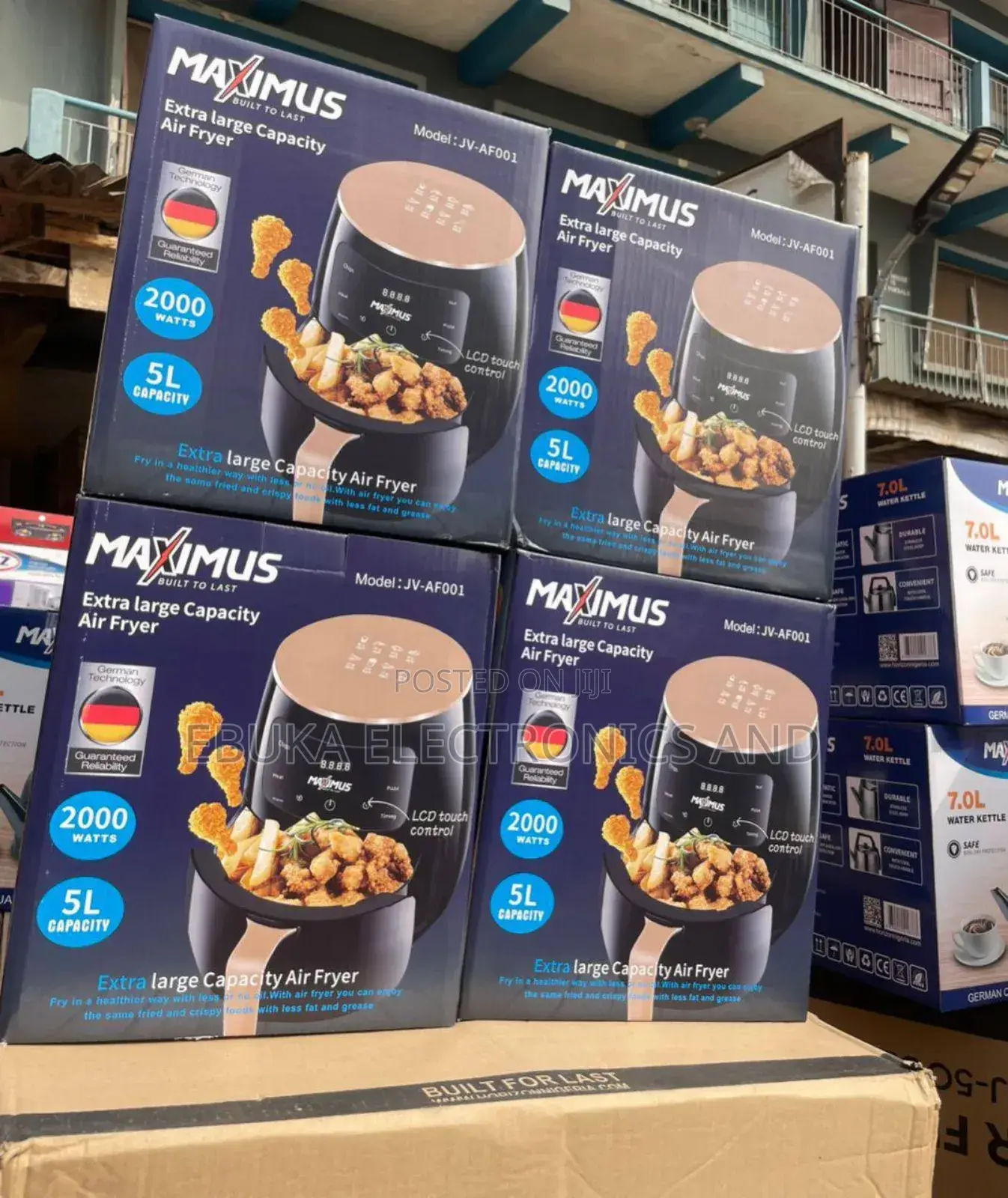 5l Maximus Extra Large Capacity Airfryer (2000w)Is Available