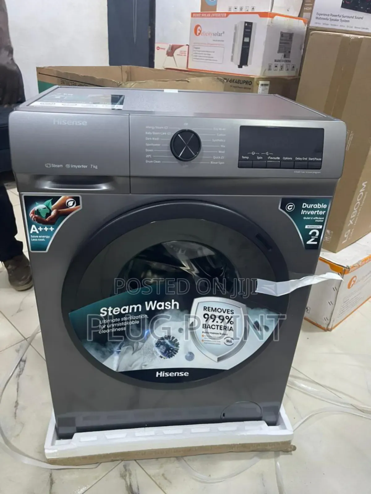 Hisense 7kg Wash Spin Front Load Machine – Compact Reliable