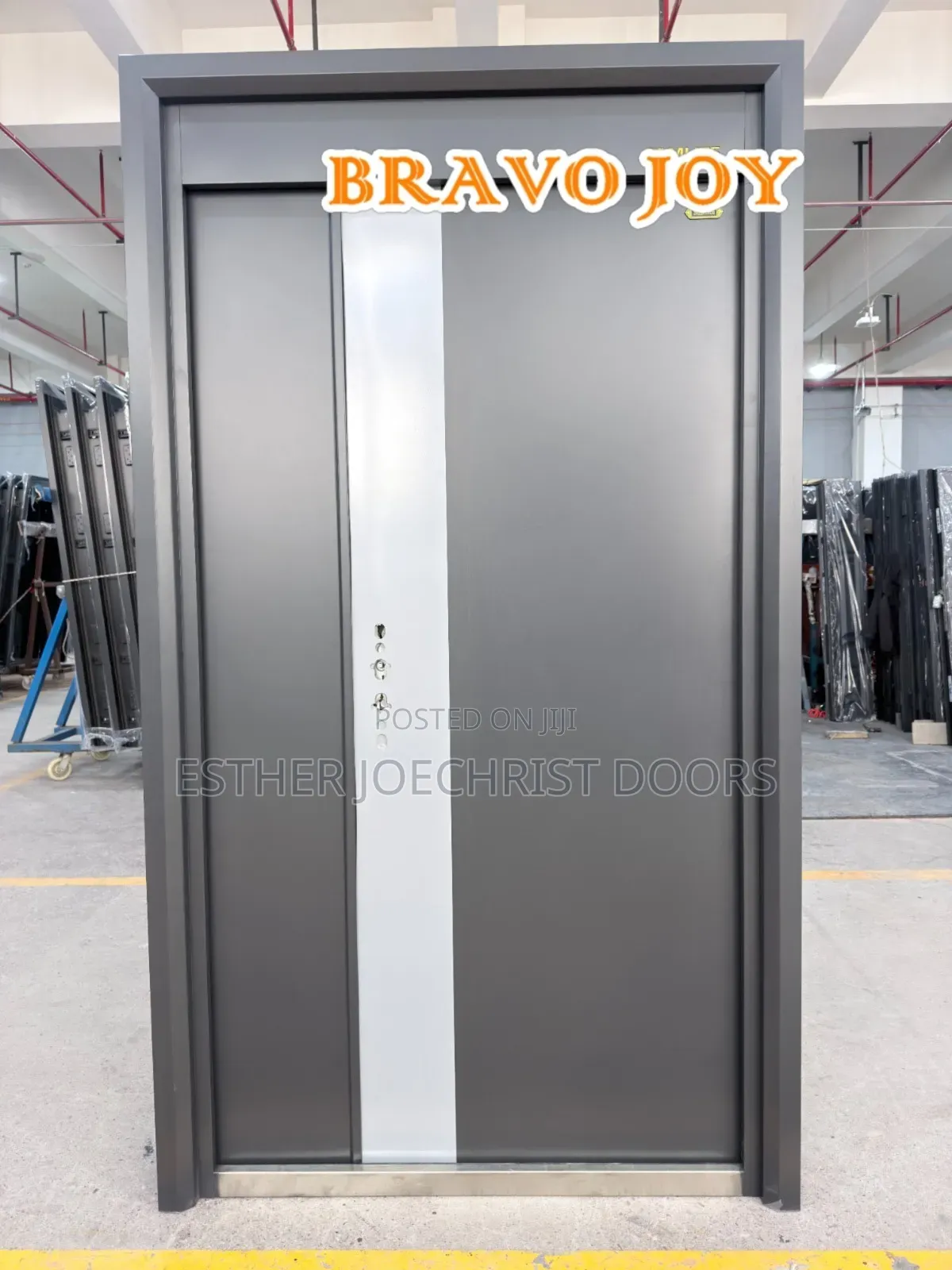 High Grade Fireproof Smart Door With Big Display
