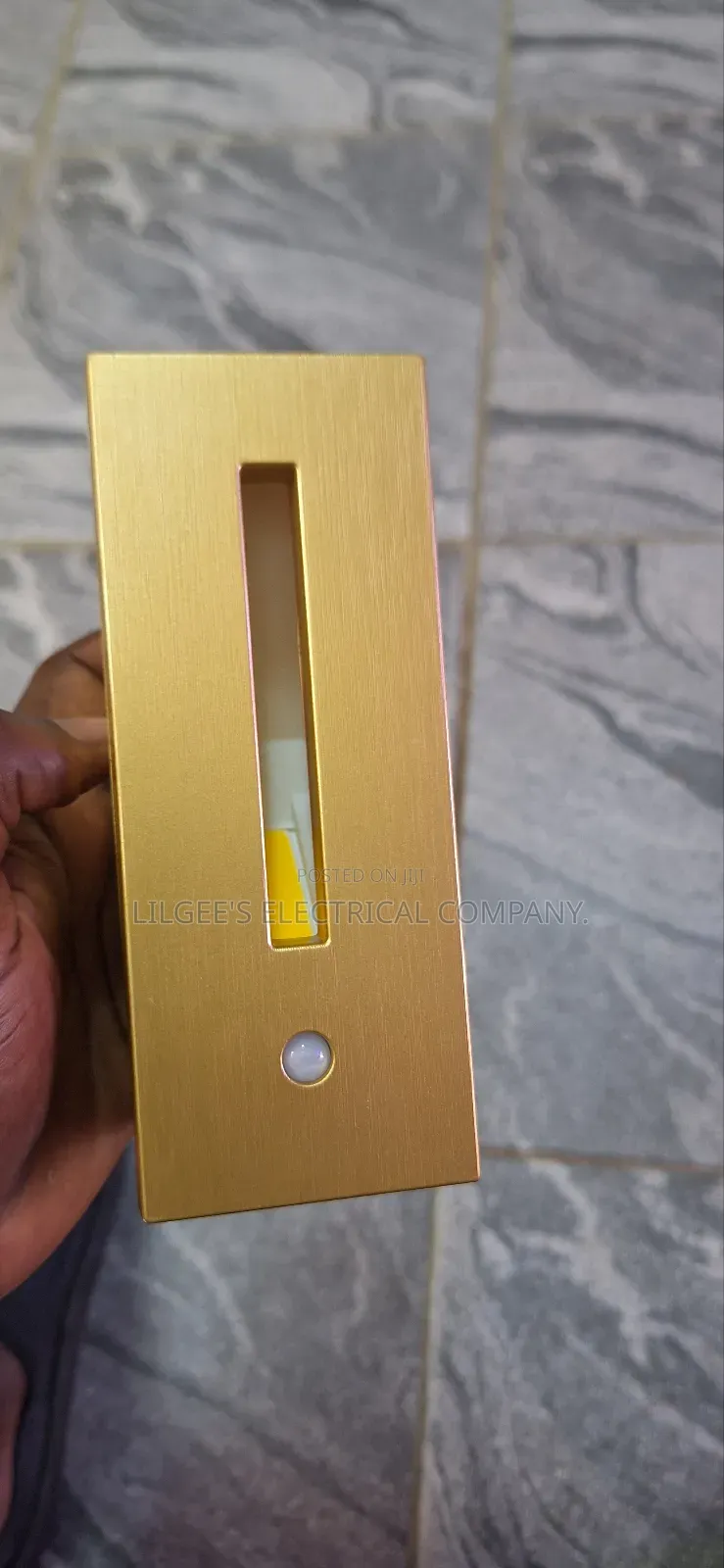 Gold Body Led Staircase Light With Motion Sensor
