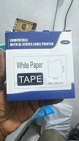 Brother Dk-22210 White Paper Label Tape Roll