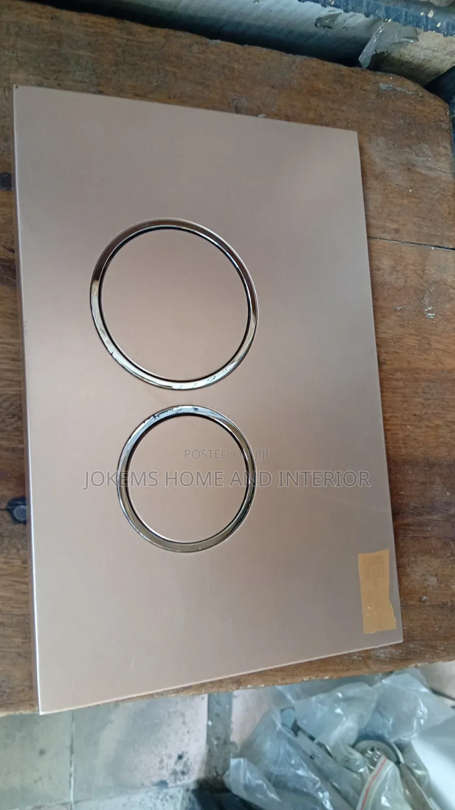 Luxury Dual Flush Toilet Button (Gold Plate)