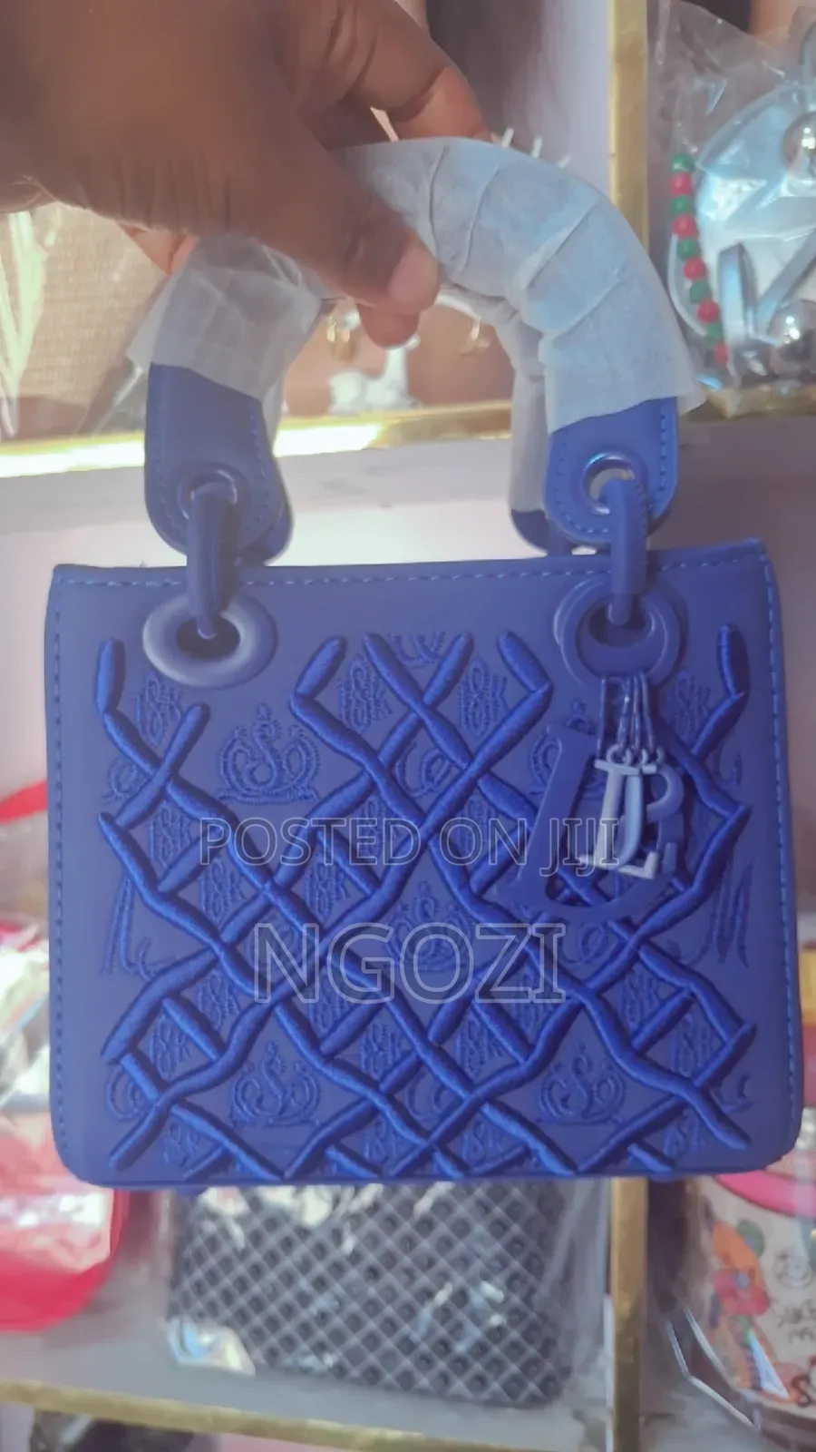 Royal Blue Dior Bag