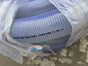 6” Industrial White Transparent Wire Hose 150mm For Multipurpose Use
