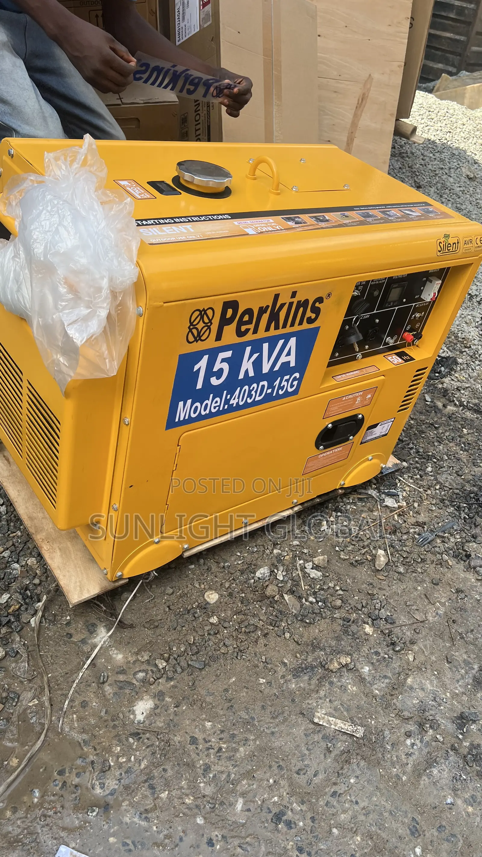 Perkins Soundproof 15kva