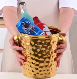 Stainless Steel Hammered Champagne Bucket