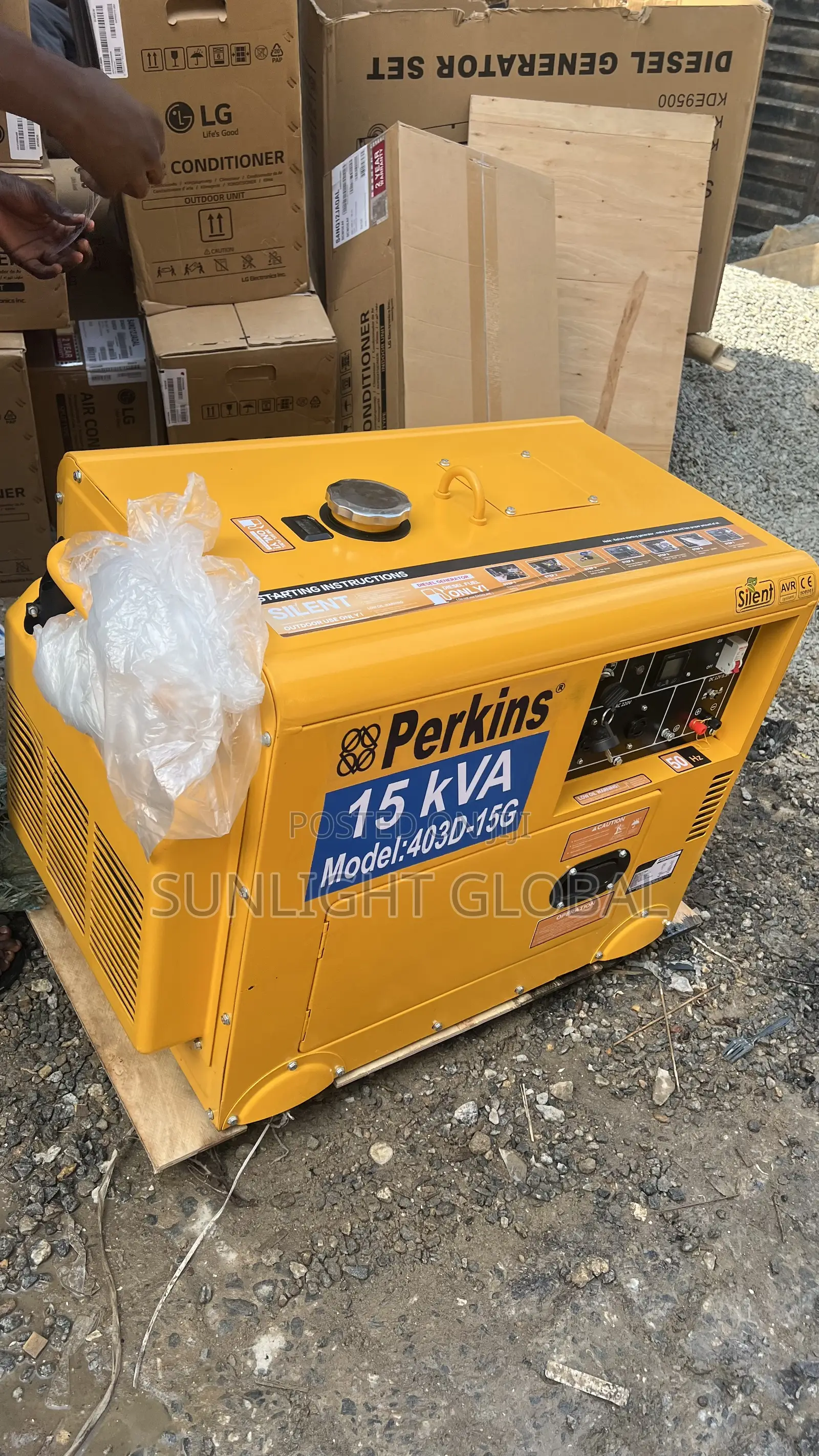 Perkins Soundproof 15kva