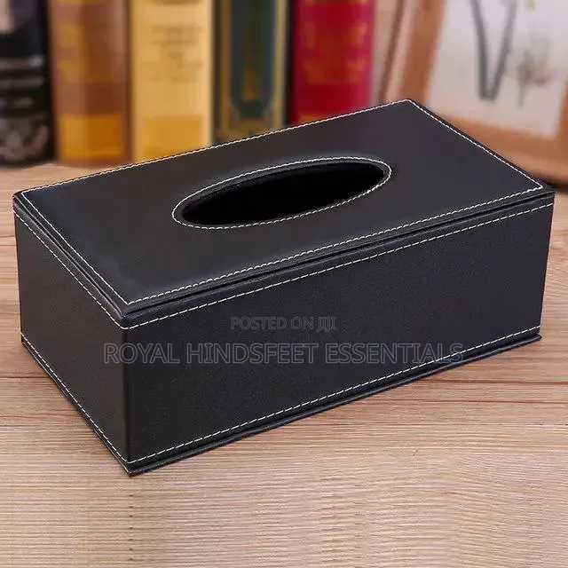 Leather Tissue Box 