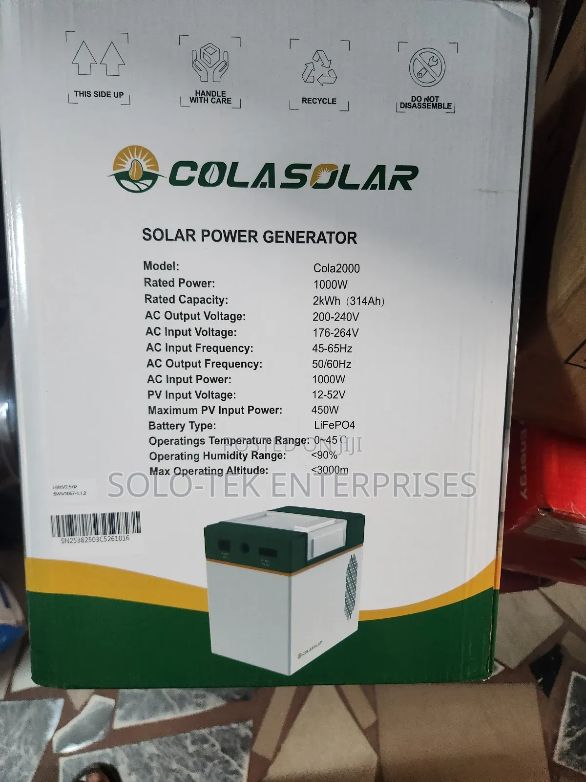Solar Generator 2000watts
