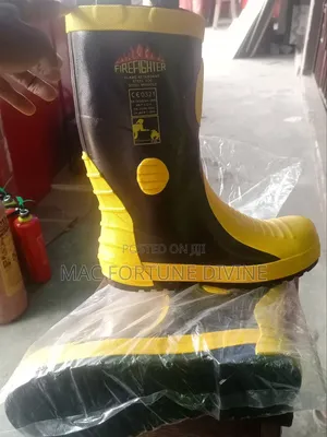 Zeman Firestar-h F2i Rubber Fire Fighting Safety Boots