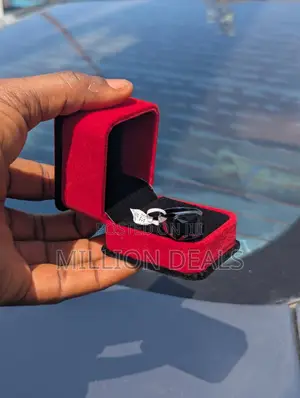 All Black Stone Steel Men's Ring