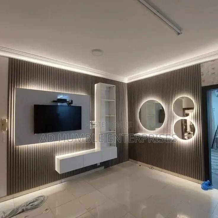 Tv Console With Side Mirroconsole