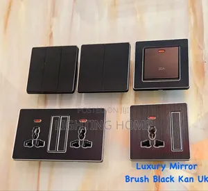 Black Body Switches and Socket