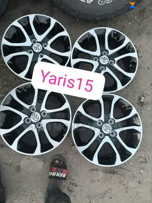 Black and Silver 4 Both Alloy Wheels