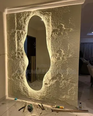 Well Designed Mirror Console With Led Light