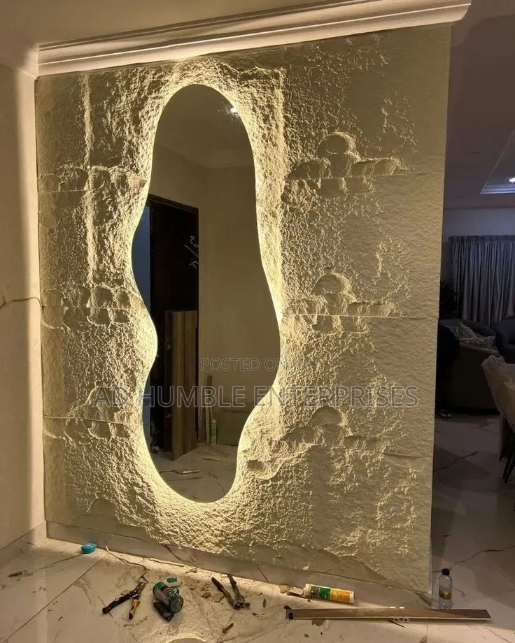 Well Designed Mirror Console With Led Light