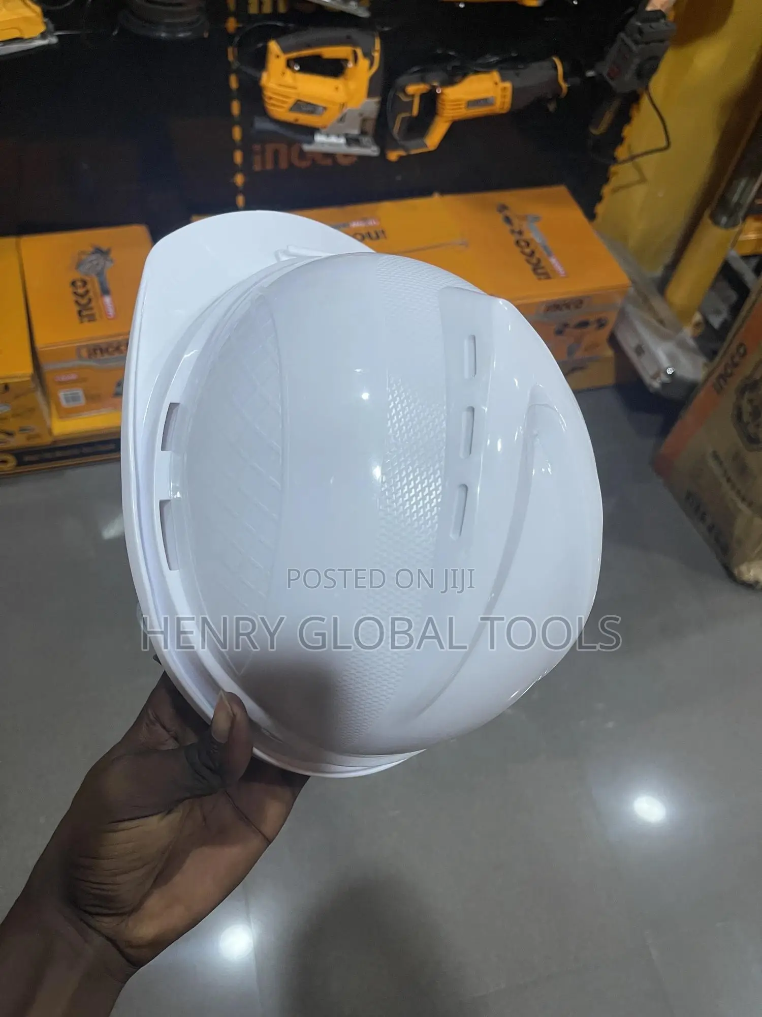 Ingco Safety White Original Helmet