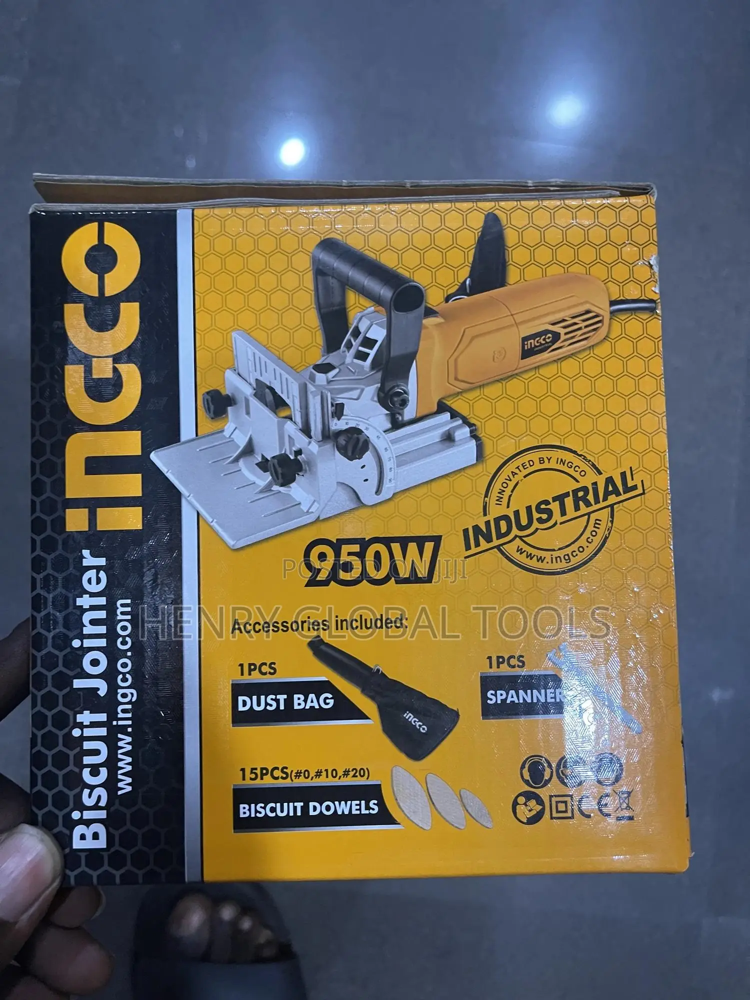 950w Ingco Electric Biscuit Jointer Machine