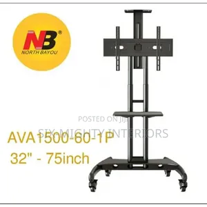 Versatile Mobile Tv Cart 32"-75"