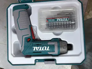 Total Cordless Screwdriver 8volt - 17pcs With Accessories