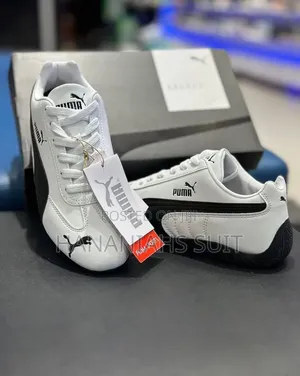 White Puma Speedcar Sneakers