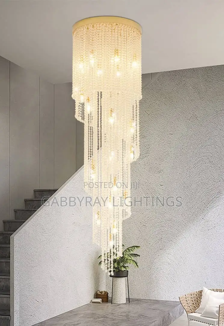 Crystal Staircase Chandelier