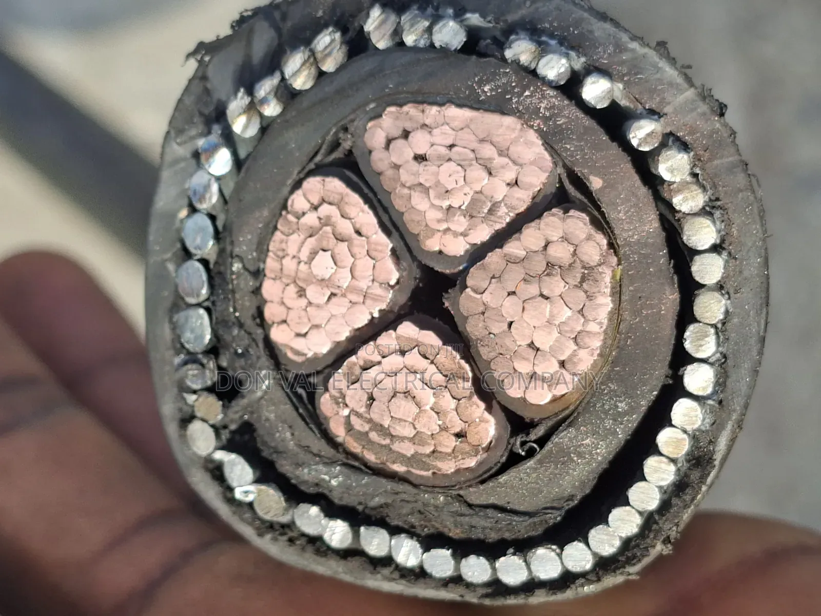 Multi-Core Copper Armored Cable 4core 70mm