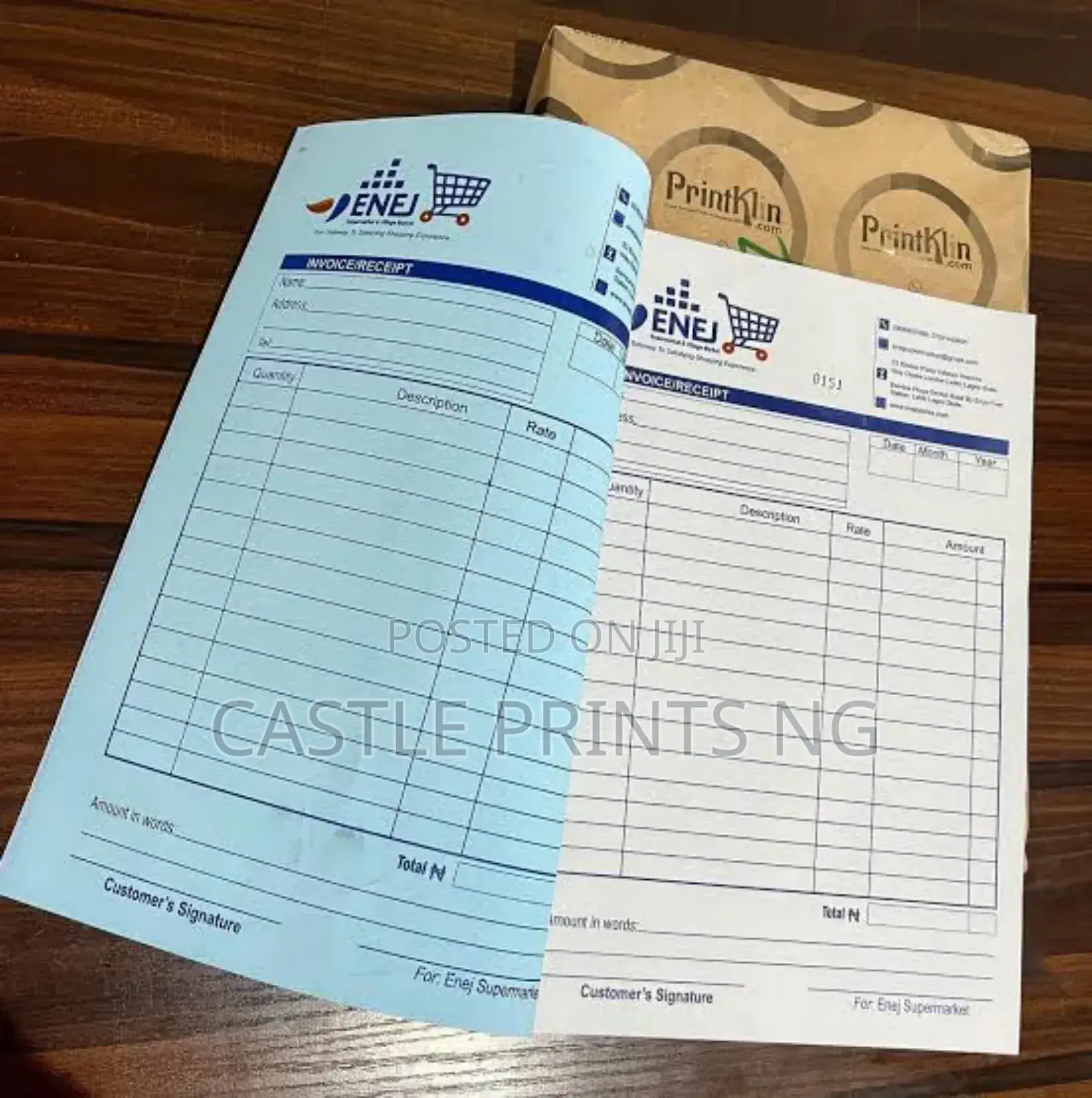 Custom Receipt