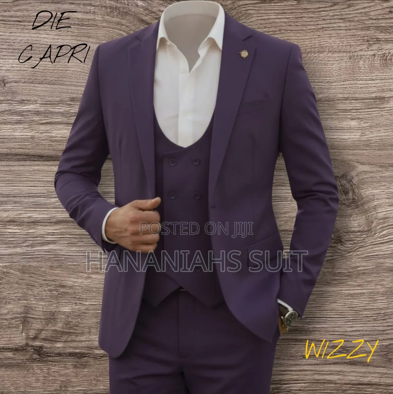 Quality Fitted Black Suit
