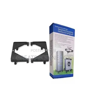 Adjustable Fridge Washing Machine Movable Base With Lockable Wheels