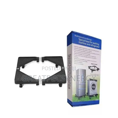 Adjustable Fridge Washing Machine Movable Base With Lockable Wheels