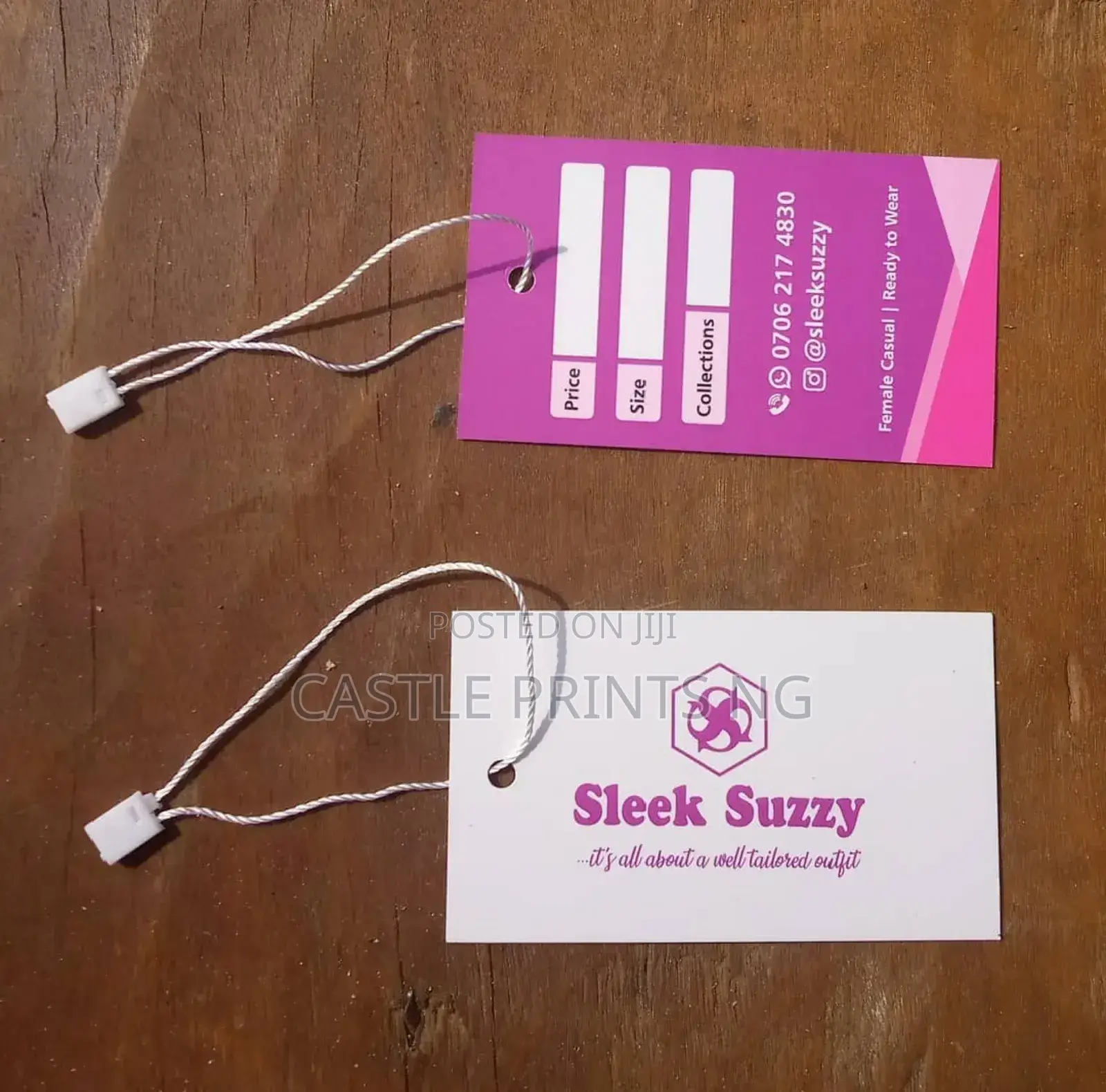 Clothing Tags
