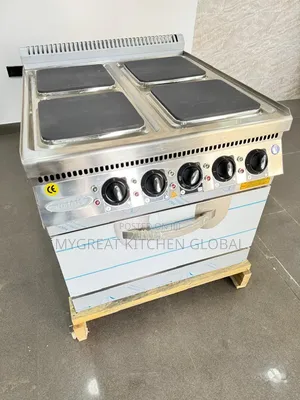 Electric Cooker 4burners With Oven Cabinet