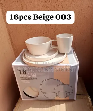 Kitchen Set 16 PCS Round Dinner Set Plate