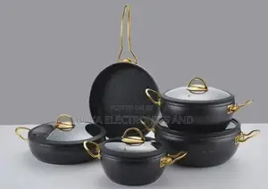 Donnor 11-PCS High Quality Enamel Granite Pot/Cookware SetIs Availabl